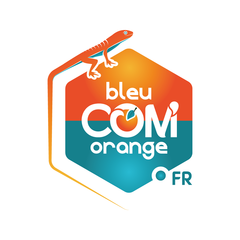 Bleu COM Orange