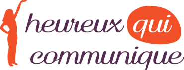 logo heureux qui communique