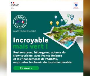Fonds tourisme durable France Relance